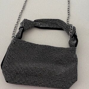 Elegant Black and Silver Women's Bag